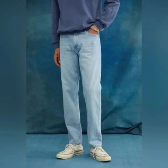 Urban Outfitters BDG Men’s Light-wash 100% Cotton Denim Jeans 33x32 Slim EUC - Picture 1 of 13